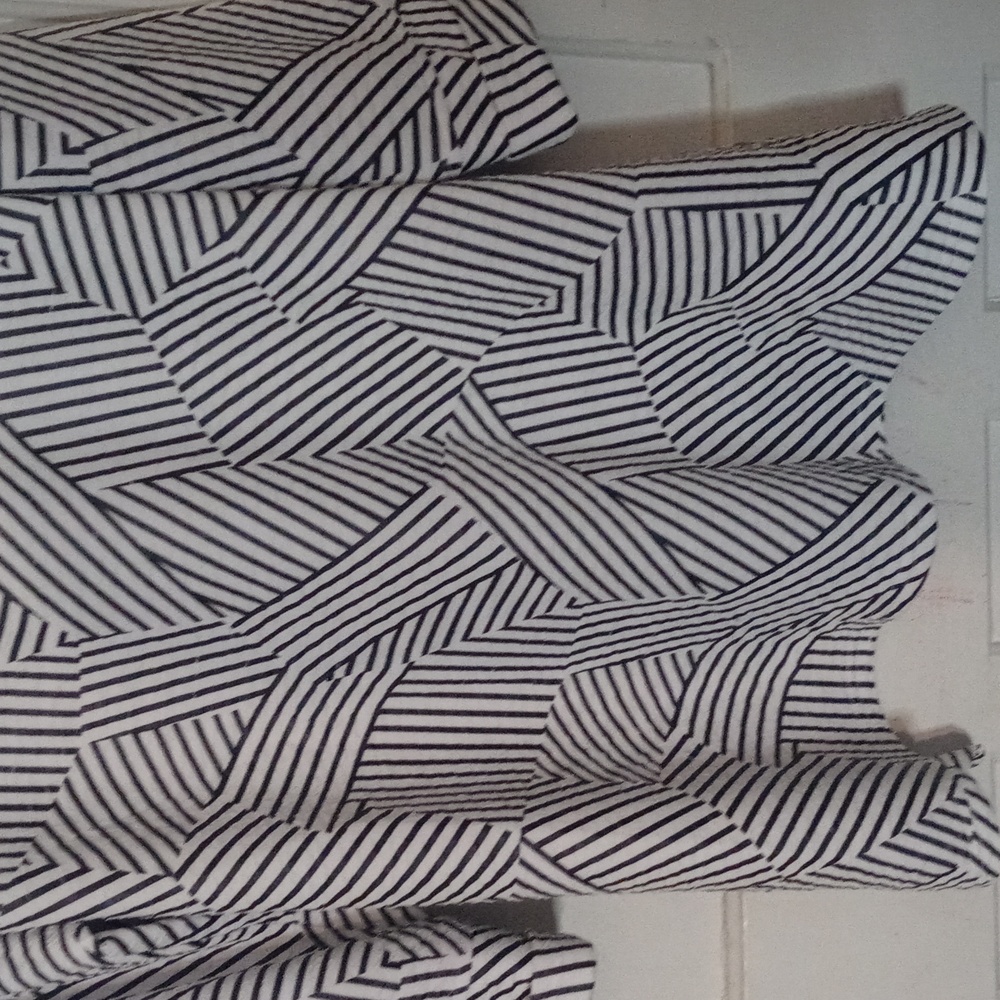 Joseph Ribkoff Black and White Striped Jacket - Picture 9 of 15